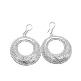 Handcrafted 999 Fine Silver Earring 1