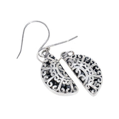 Handcrafted 999 Fine Silver Earring 24