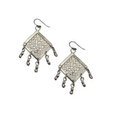 Handcrafted 999 Fine Silver Earring 44