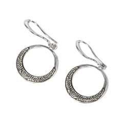Handcrafted 999 Fine Silver Earring 54