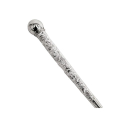 Handcrafted 999 Fine Silver Hair Stick 20