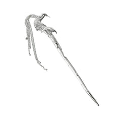 Handcrafted 999 Fine Silver Hair Stick 21