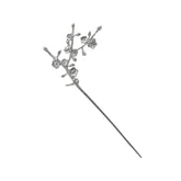Handcrafted 999 Fine Silver Hair Stick 7