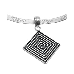 Handcrafted 999 Fine Silver Pendant 1