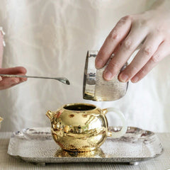Handcrafted 999 Fine Silver Tea Box