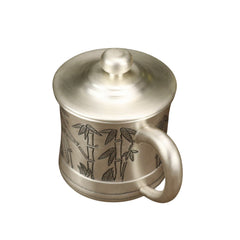 Handcrafted 999 Fine Silver Teacup 2