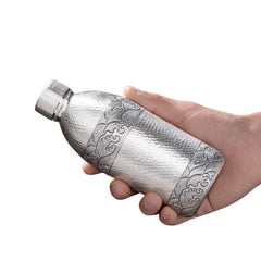 Handcrafted 999 Fine Silver Water Bottle 1
