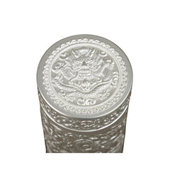 Handcrafted 999 Fine Silver Water Bottle 3