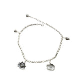 Handcrafted 999 Sterling Silver Anklet 1