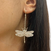 Handcrafted 999 Sterling Silver Earring 17