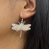 Handcrafted 999 Sterling Silver Earring 18