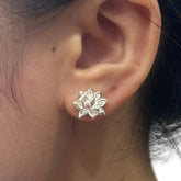 Handcrafted 999 Sterling Silver Earring 21