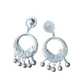 Handcrafted 999 Sterling Silver Earring 26