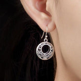 Handcrafted 999 Sterling Silver Earring 46