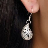 Handcrafted 999 Sterling Silver Earring 47