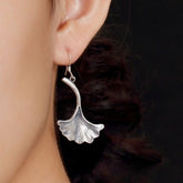 Handcrafted 999 Sterling Silver Earring 50