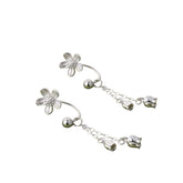 Handcrafted 999 Sterling Silver Earring 62