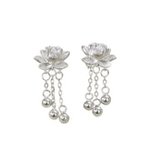 Handcrafted 999 Sterling Silver Earring 63