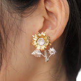 Handcrafted 999 Sterling Silver Earring 9