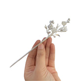 Handcrafted 999 Sterling Silver Hair Stick 12
