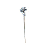 Handcrafted 999 Sterling Silver Hair Stick 21