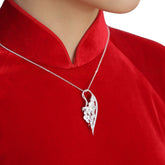 Handcrafted 999 Sterling Silver Pendant 48
