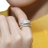 Handcrafted 999 Sterling Silver Ring 25