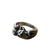 Handcrafted 999 Sterling Silver Ring 32