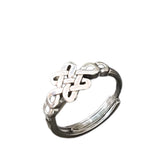 Handcrafted 999 Sterling Silver Ring 37