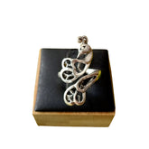 Handcrafted 999 Sterling Silver Ring 45