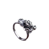 Handcrafted 999 Sterling Silver Ring 53