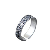 Handcrafted 999 Sterling Silver Ring 54
