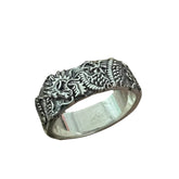 Handcrafted 999 Sterling Silver Ring 7