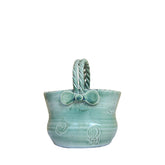 Handcrafted Bat Trang Ceramic Vase In The Shape Of A Handbag 3