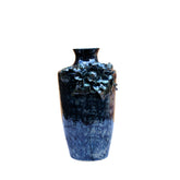 Handcrafted Bat Trang Ceramic Vase With Embossed Design 08