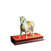 Handcrafted Bat Trang Pottery Horse Statue 2
