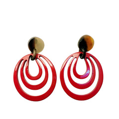 Handcrafted Buffalo Horn Earring 11
