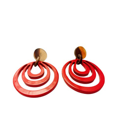 Handcrafted Buffalo Horn Earring 11