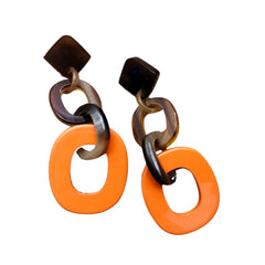 Handcrafted Buffalo Horn Earring 13