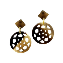 Handcrafted Buffalo Horn Earring 25