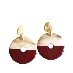 Handcrafted Buffalo Horn Earring 27