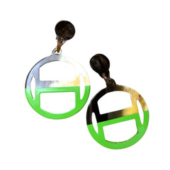 Handcrafted Buffalo Horn Earring 2
