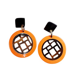 Handcrafted Buffalo Horn Earring 36