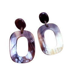 Handcrafted Buffalo Horn Earring 3
