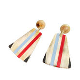 Handcrafted Buffalo Horn Earring 64