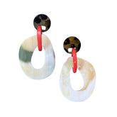 Handcrafted Buffalo Horn Earring 69