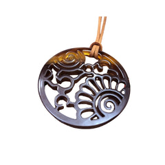 Handcrafted Buffalo Horn Pendant 11