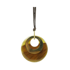 Handcrafted Buffalo Horn Pendant 56