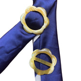 Handcrafted Buffalo Horn Scarf Ring 5