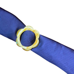 Handcrafted Buffalo Horn Scarf Ring 5